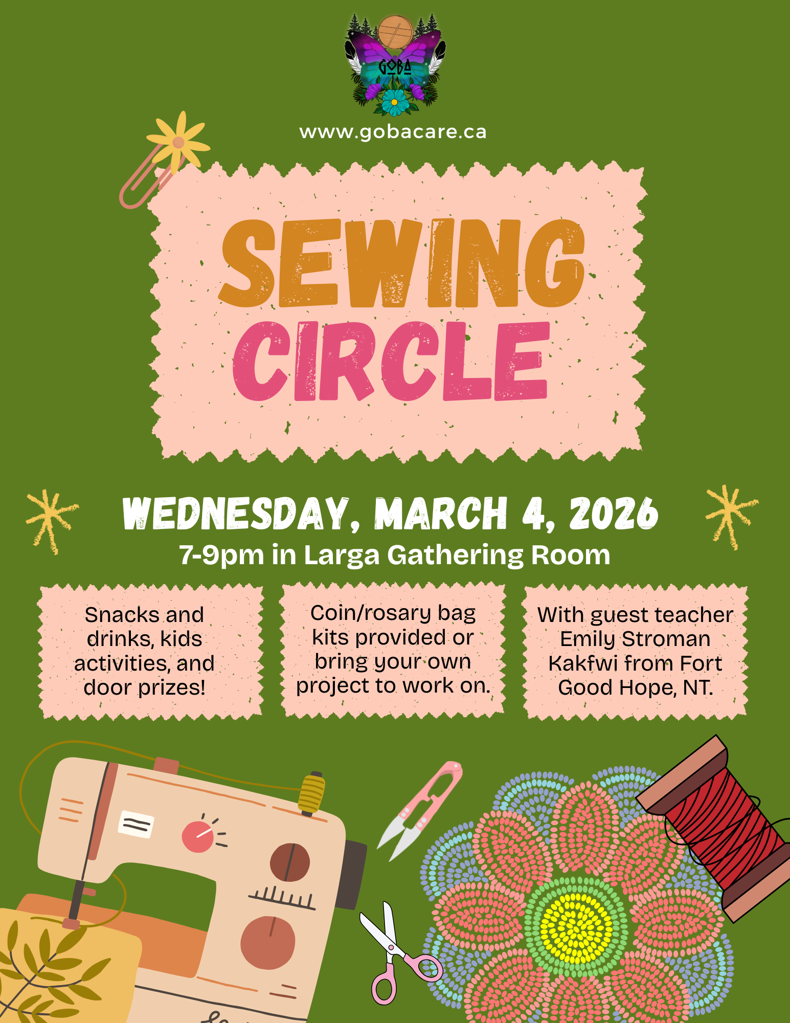 Sewing Circle with Special Guest Host