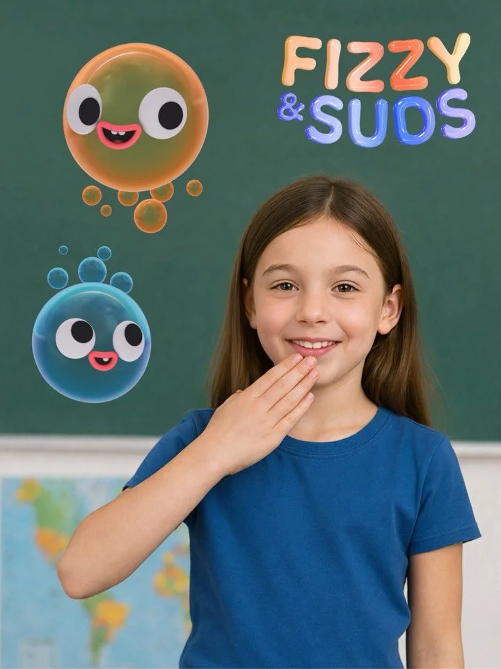 Thoughtfully made, now more accessible 🫧🧡

Fizzy &amp; Suds with AUSLAN now streaming on ABC iview 🎉

Link in bio 🫧

#auslan #kidscontent #abciview #fizzyandsuds #abckids