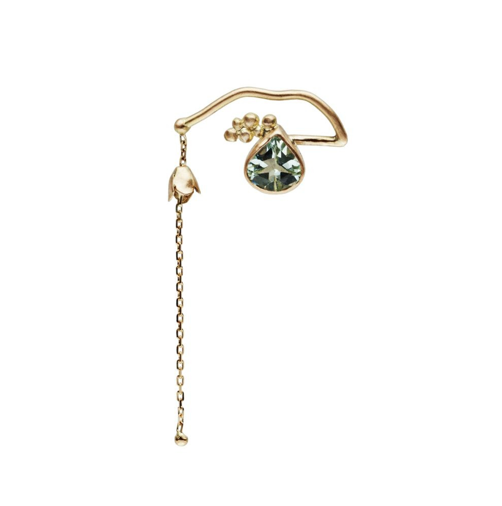 Elver earring Aquamarine.png