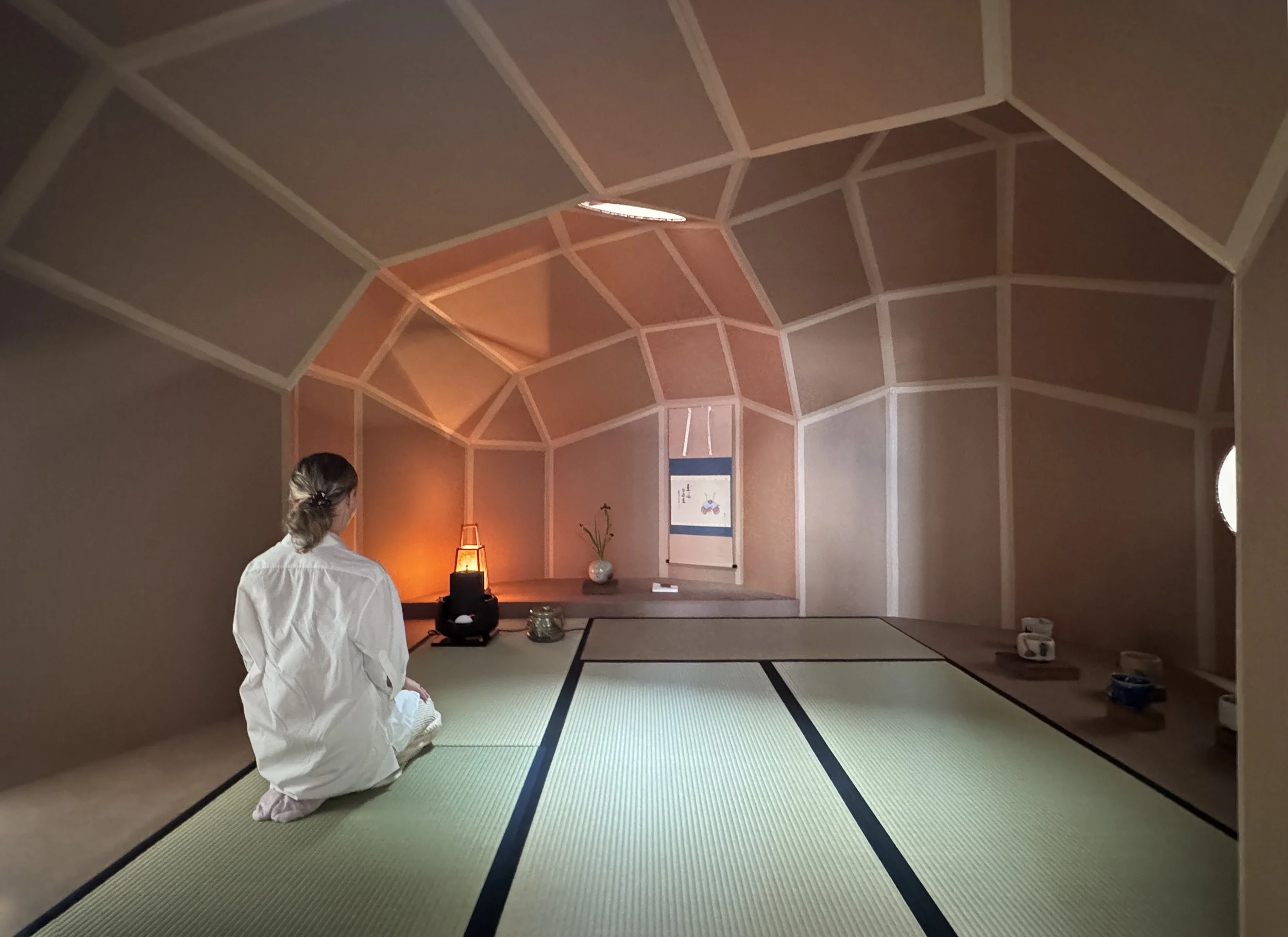 Tea ceremony within a work of art — Circle House