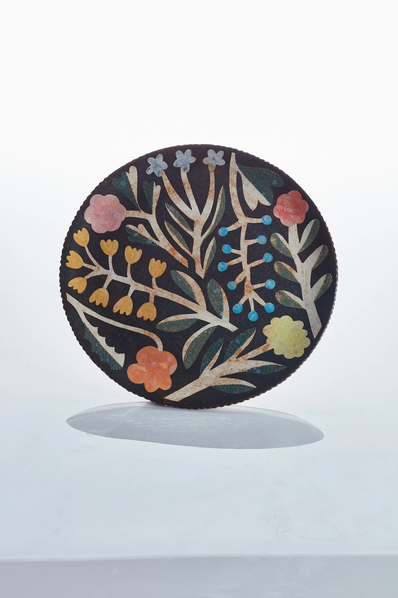 Makoto Kagoshima — Pastel Florals on Black