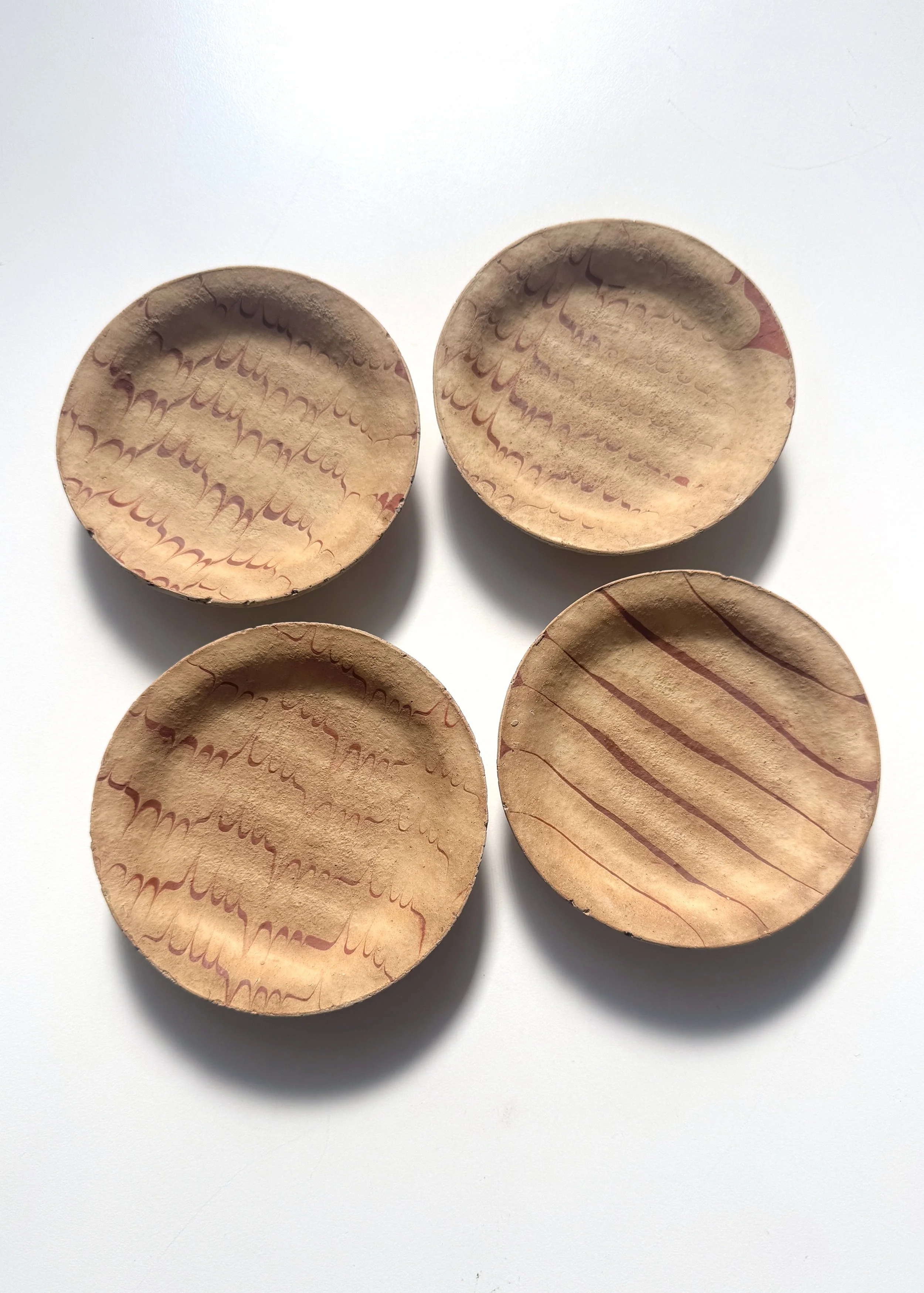 SEDONA SET (4) xs PLATE by TENSHIN JUBA