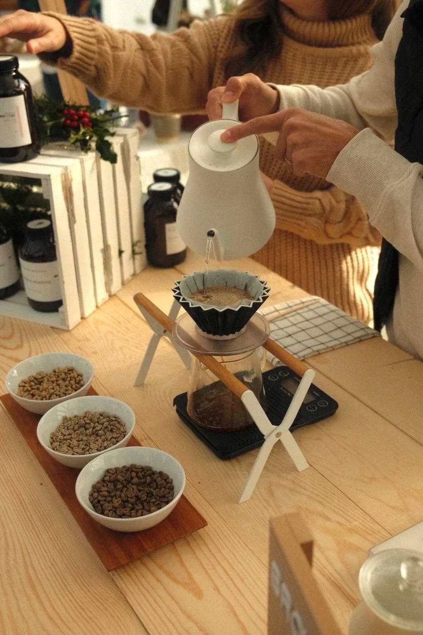 Pour Over Coffee Art