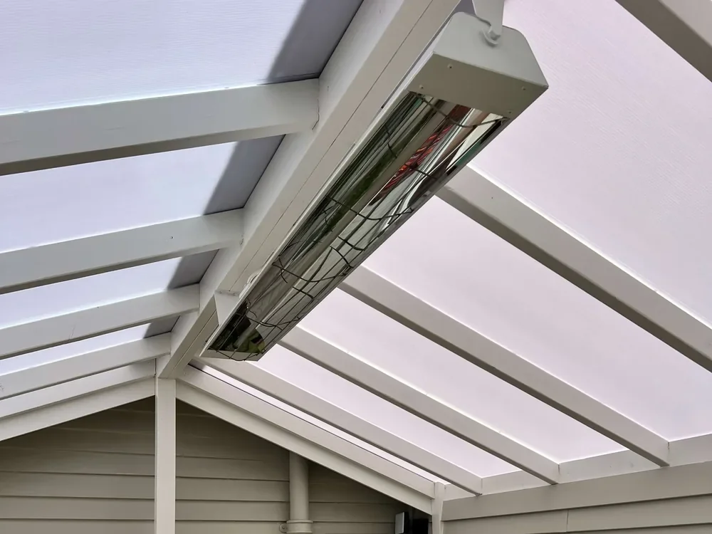Outdoor-heater-installation