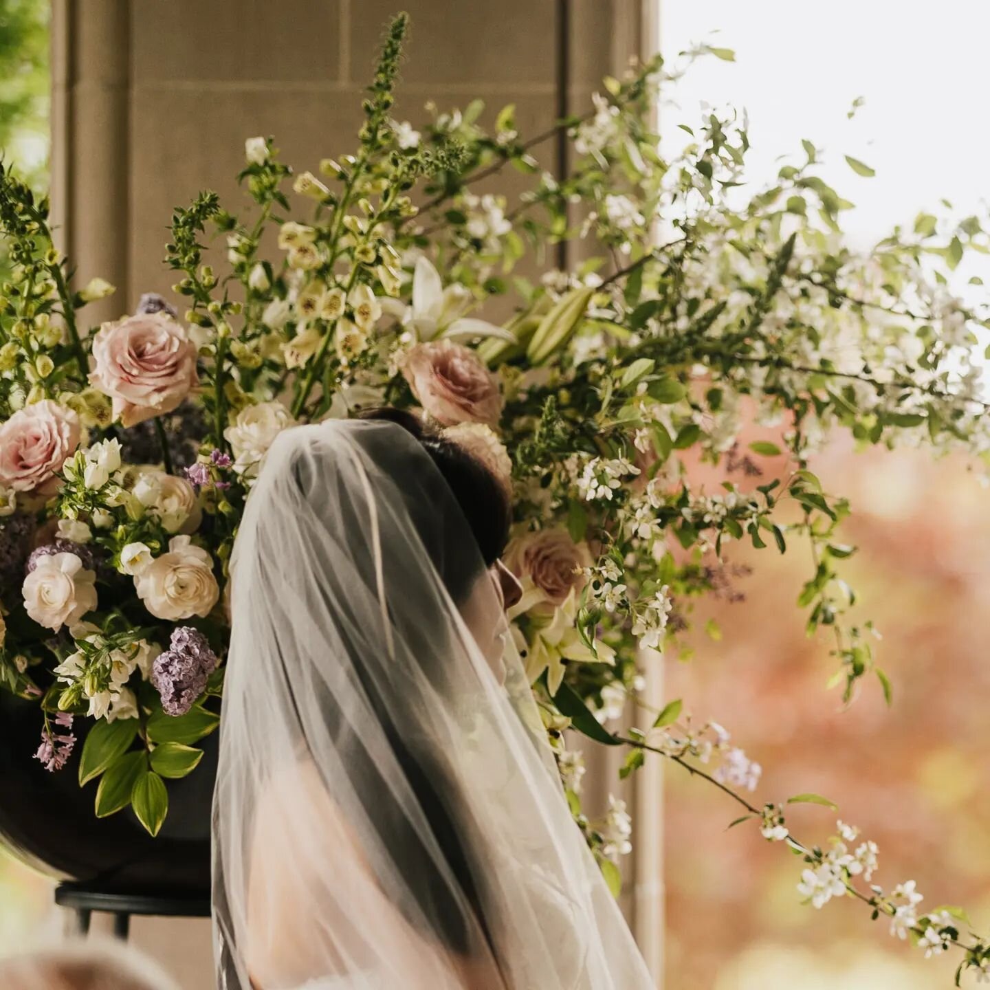 Last night, I had the privilege of creating beauty for another of life's celebrations with this lovely couple. In May, they stood in front of heady arrangements of lilac and crabapple as they exchanged marriage vows.  I think about them often, so was