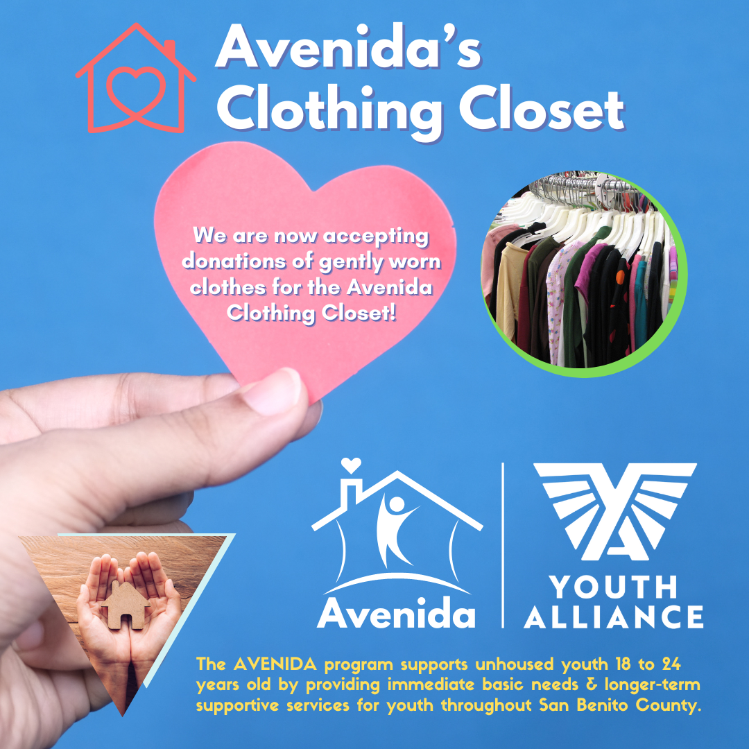 Open Donations for Avenida's Clothing Closet