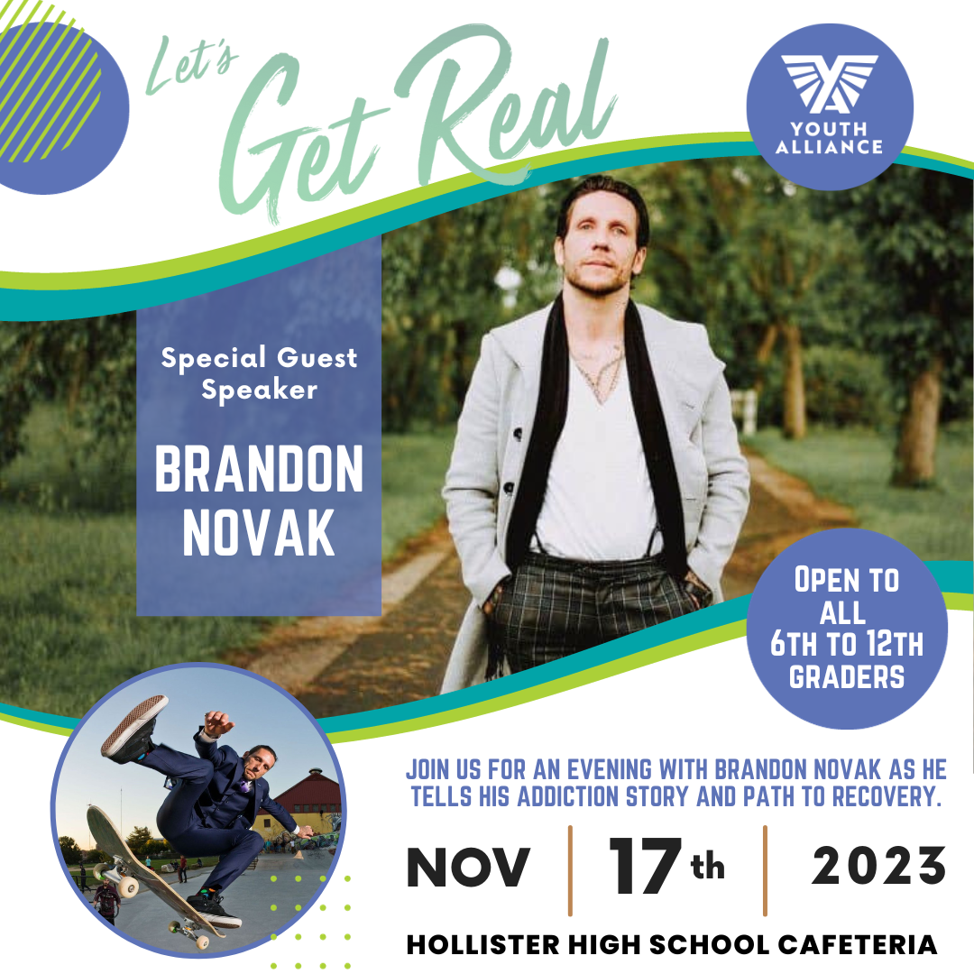 Let's Get Real: Guest Speaker Brandon Novak - November 17th