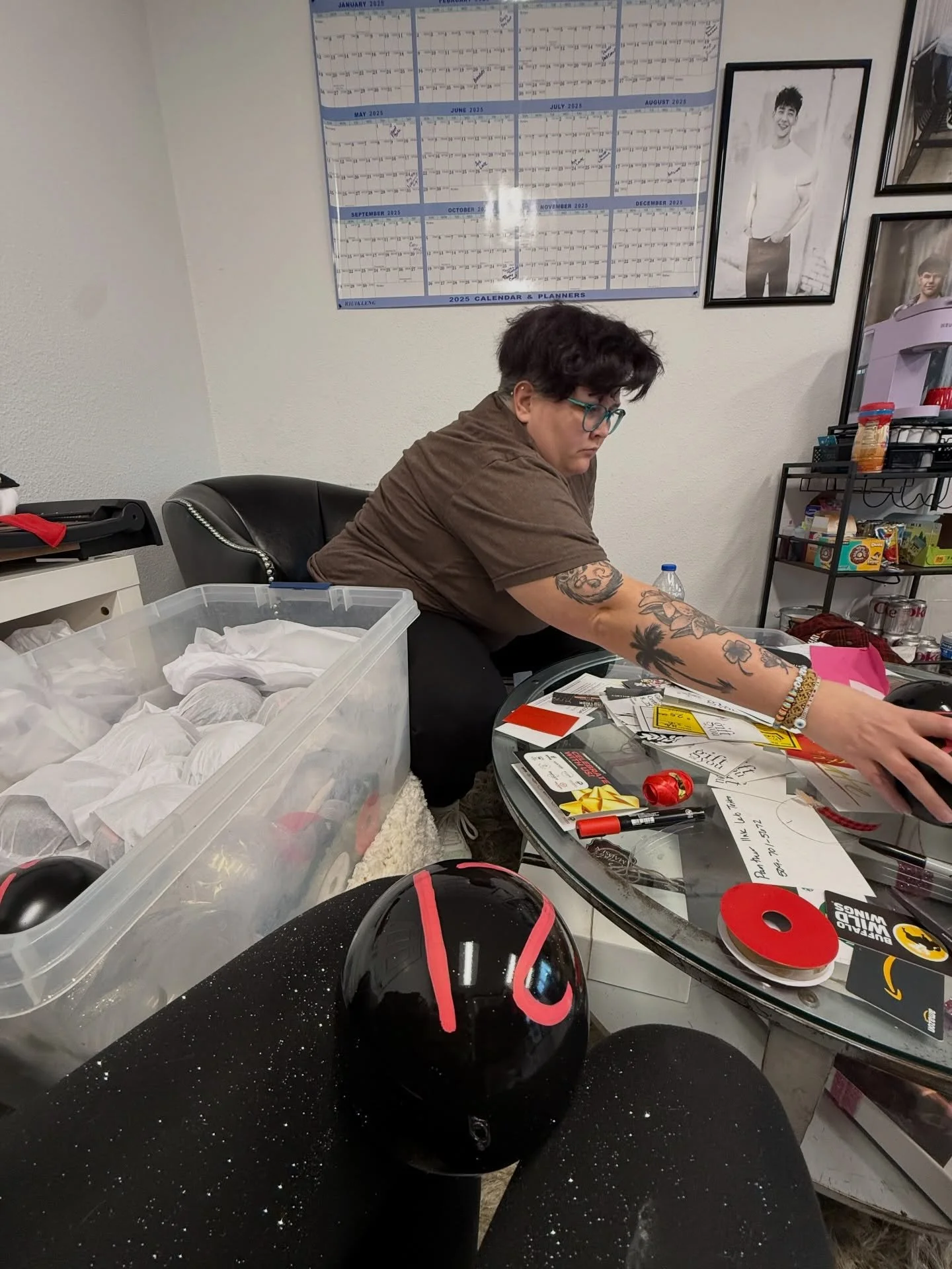 Corri&rsquo;s volunteering this afternoon stuffing your balls!! 🎁
 
You can still buy before they sell out on Friday