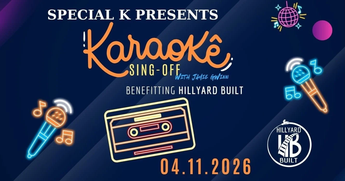 🎤 Warm up those vocals, stretch it out, and get ready to bring it at the Special K Karaoke Sing Off with Jamie Gwinn!

Step up to the mic, hype up your neighbors, and sing your heart out&mdash;all while supporting Hillyard Built 💛

✨ Details:
&bull