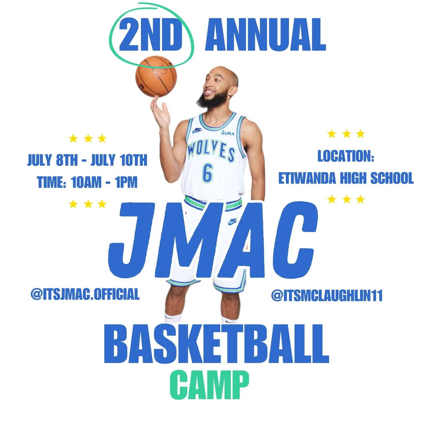 Jordan McLaughlin Summer Camp — Prodigy Athletic Institute