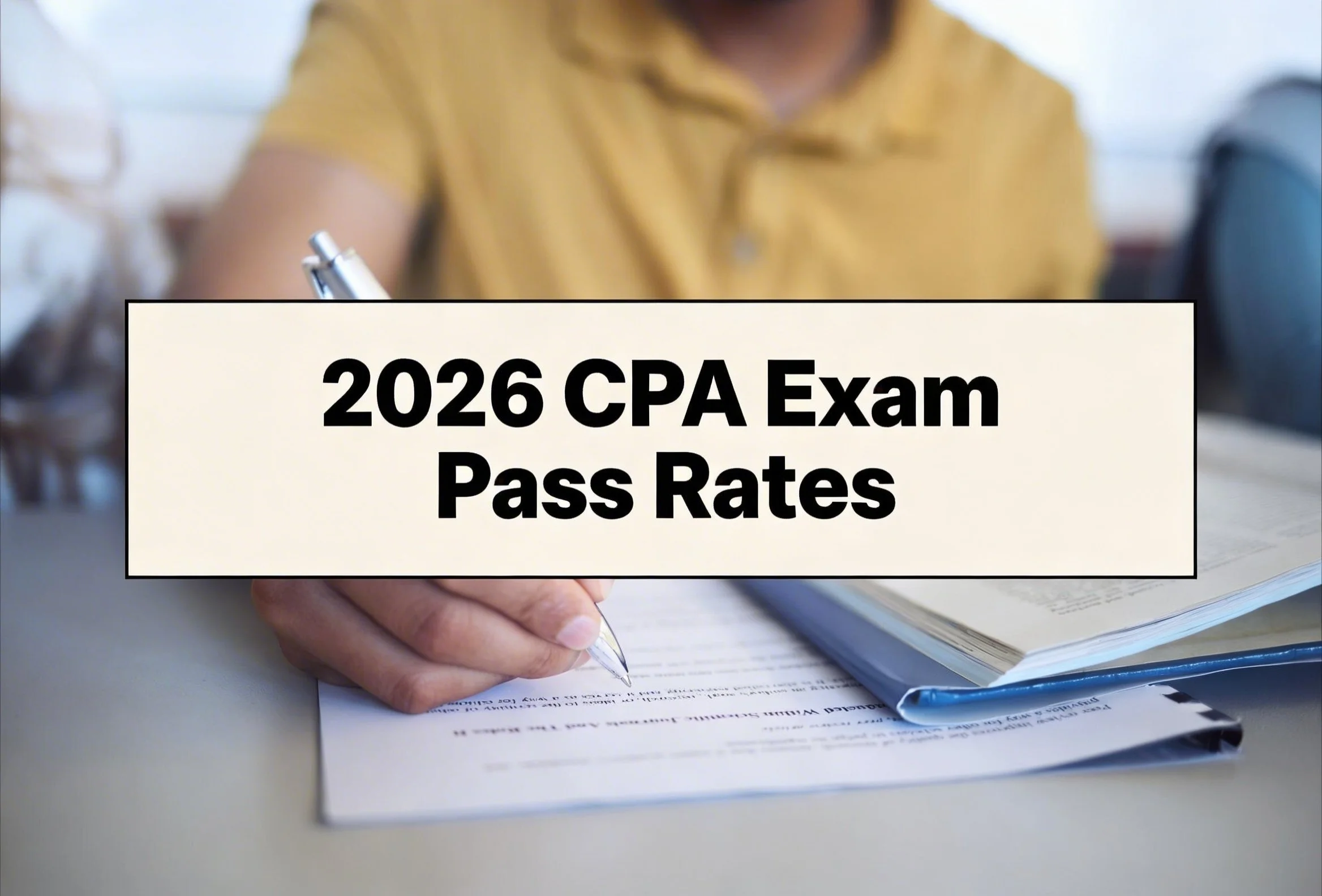 CPA Exam Pass Rates 2026 (Full-Year Data + What It Means for You)