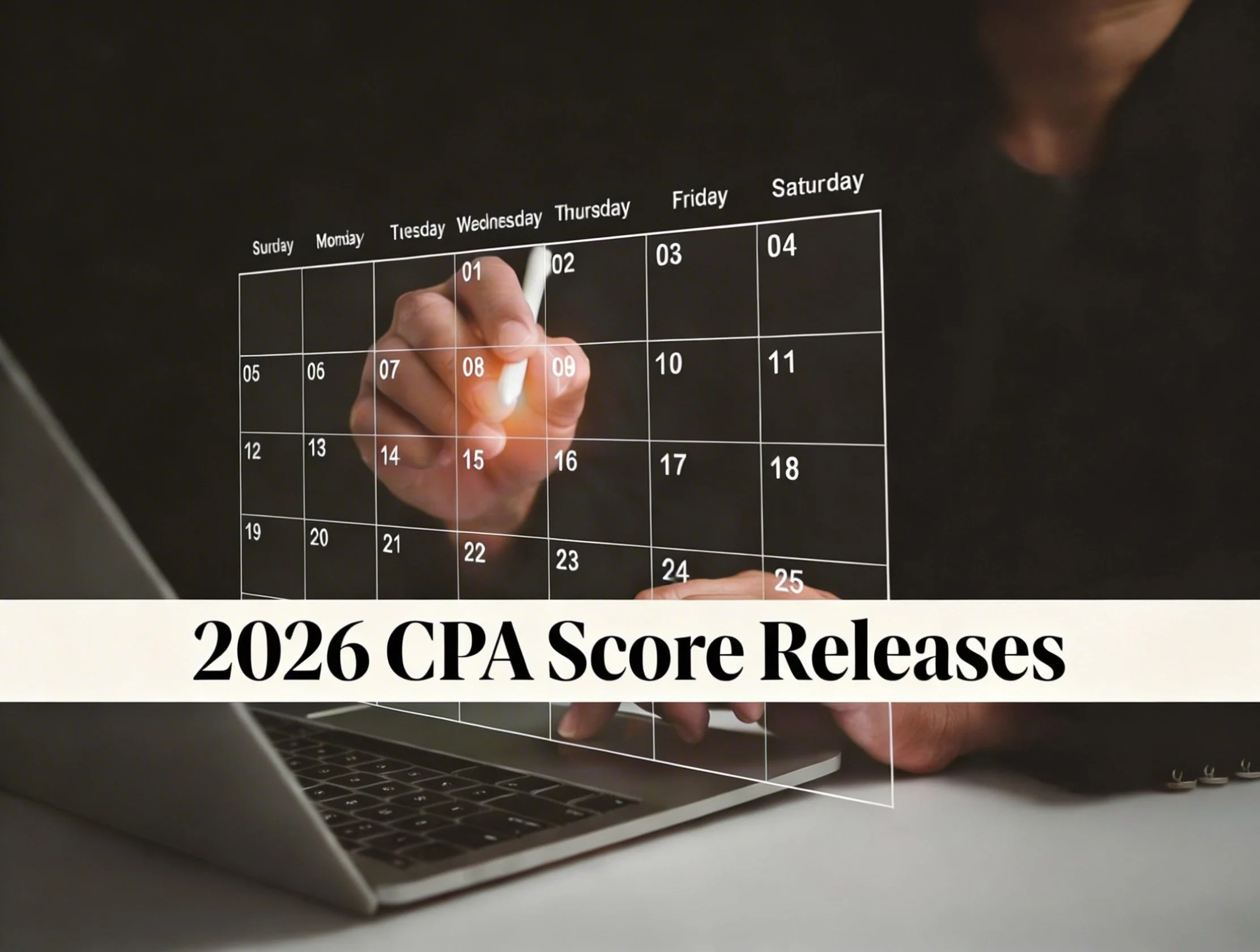 CPA Exam Dates &amp; Score Release Schedule 2026 