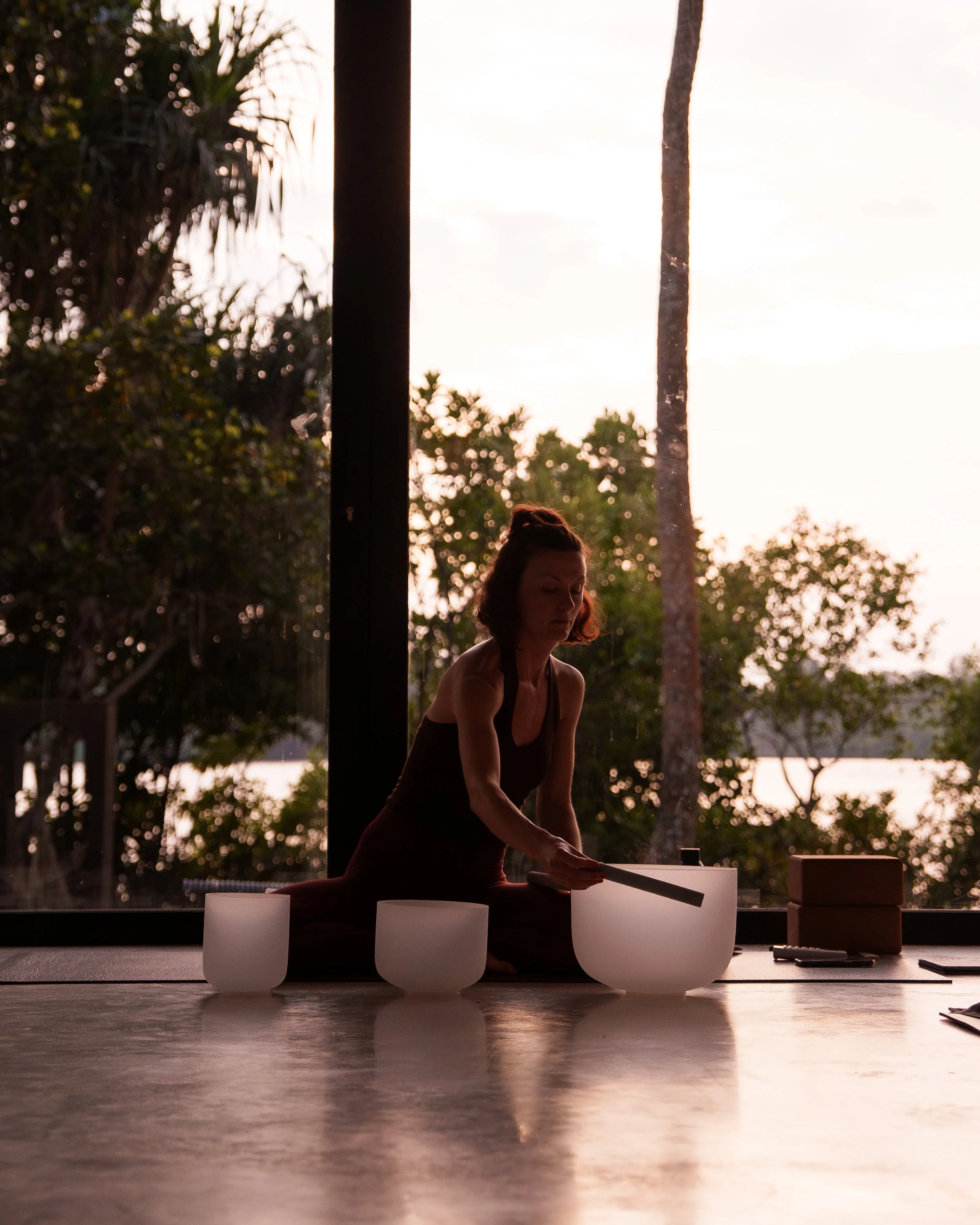 sound bath yoga retreats