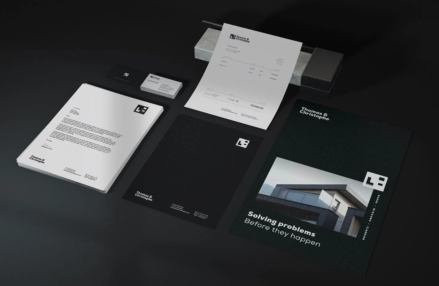 Thomas and Christophe is a Manila based company that specialises in manufacturing modern aluminium products, such as doors and window systems. Swipe through to see the rest of this project.

Project is now on my Behance 🤍