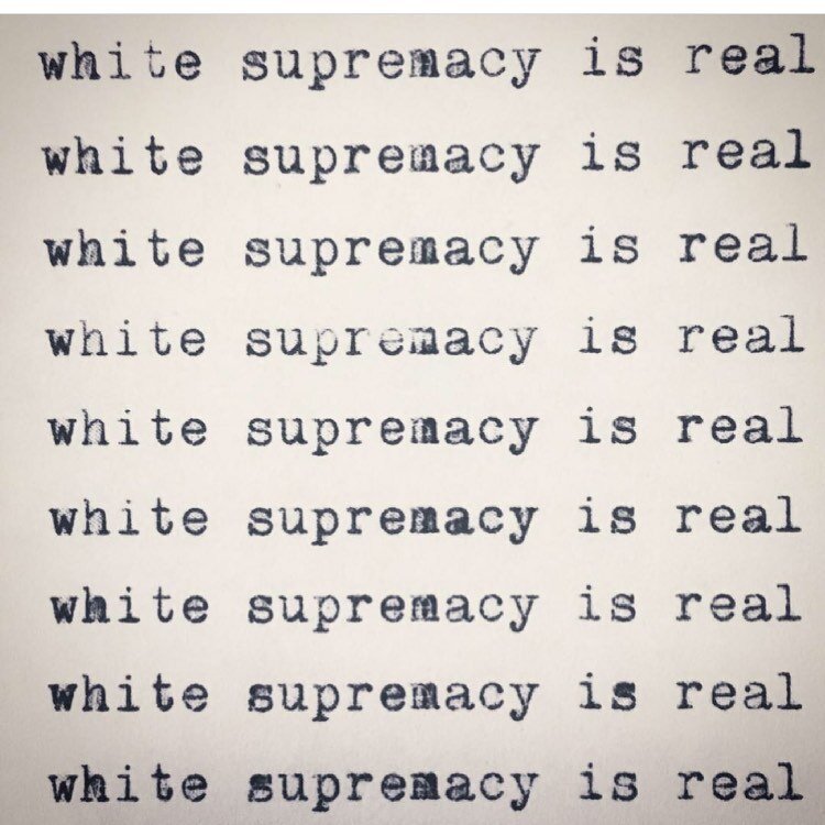 I believe there is a particular type of callousness that comes from decades of white supremacy that allows one to remove themselves from history.  And history not as in the past but history as in the present, as in the now, as in this moment in time.