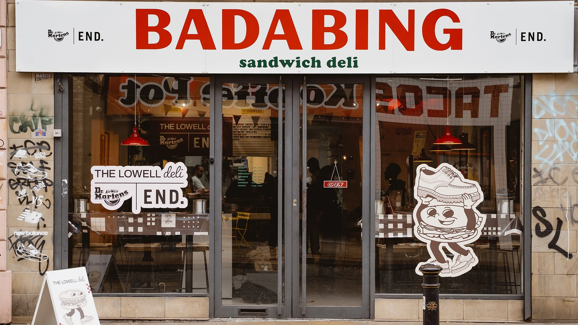 Dr. Martens x END. <br/> The Lowell Deli
