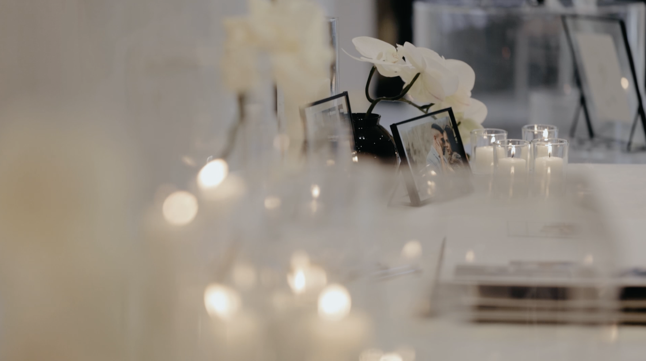 Decor at a Paradise Banquet Hall in Vaughan, Ontario.