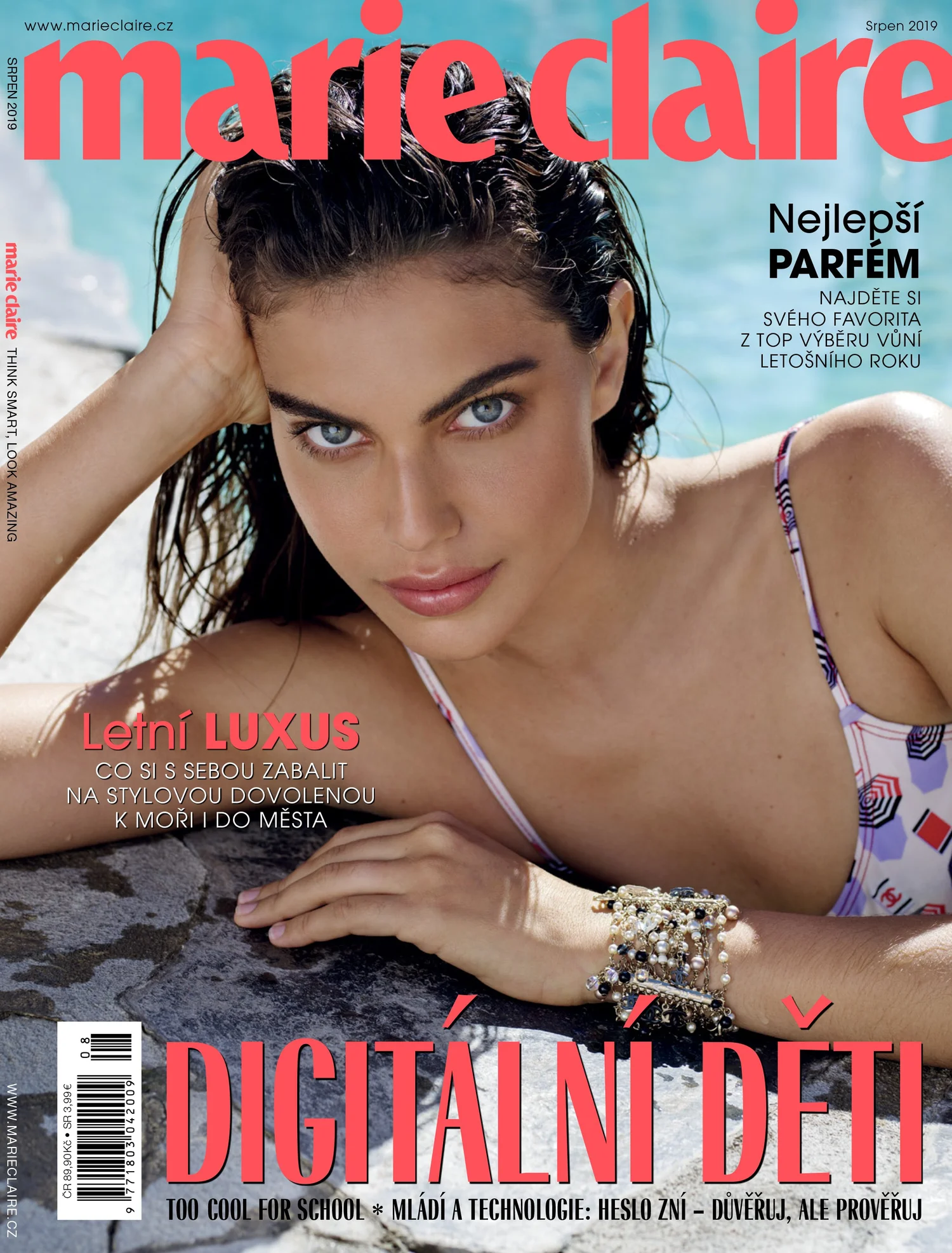 Marie Claire cover, hair by Sunnie Brook