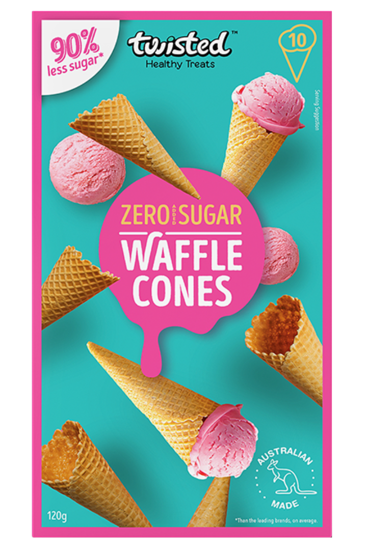 Waffle Cones — Twisted Healthy Treats