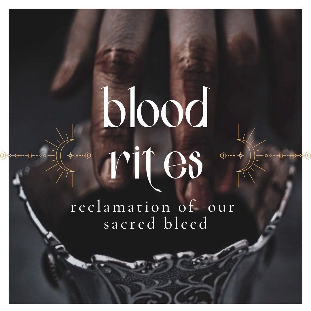 BLOOD RITES 2.0 // Reclamation of our Sacred Bleed 🩸

Due to the power + potency + absolute necessity for these spaces, we have blood rites returning. And with a deepening 🔥 She has birthed a two part reclamation. But first, we must reconnect with 