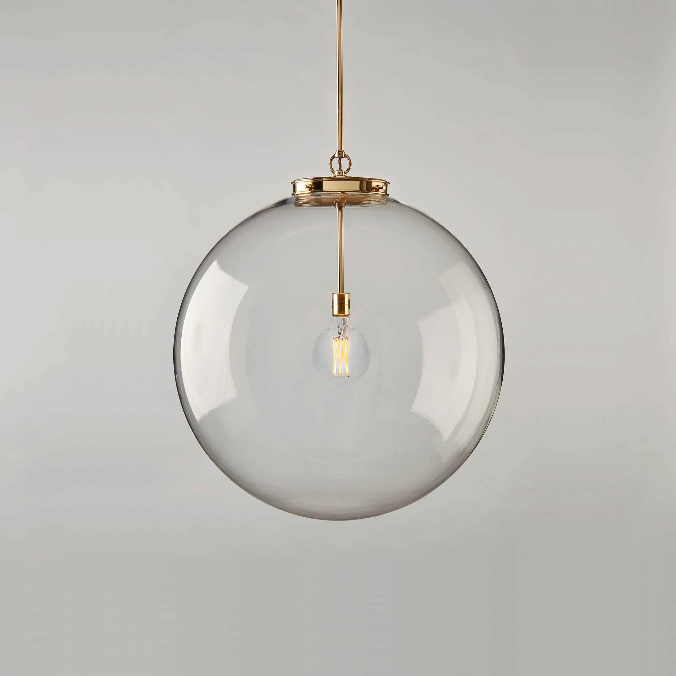 20" Globe - mock up with gold rather than nickel