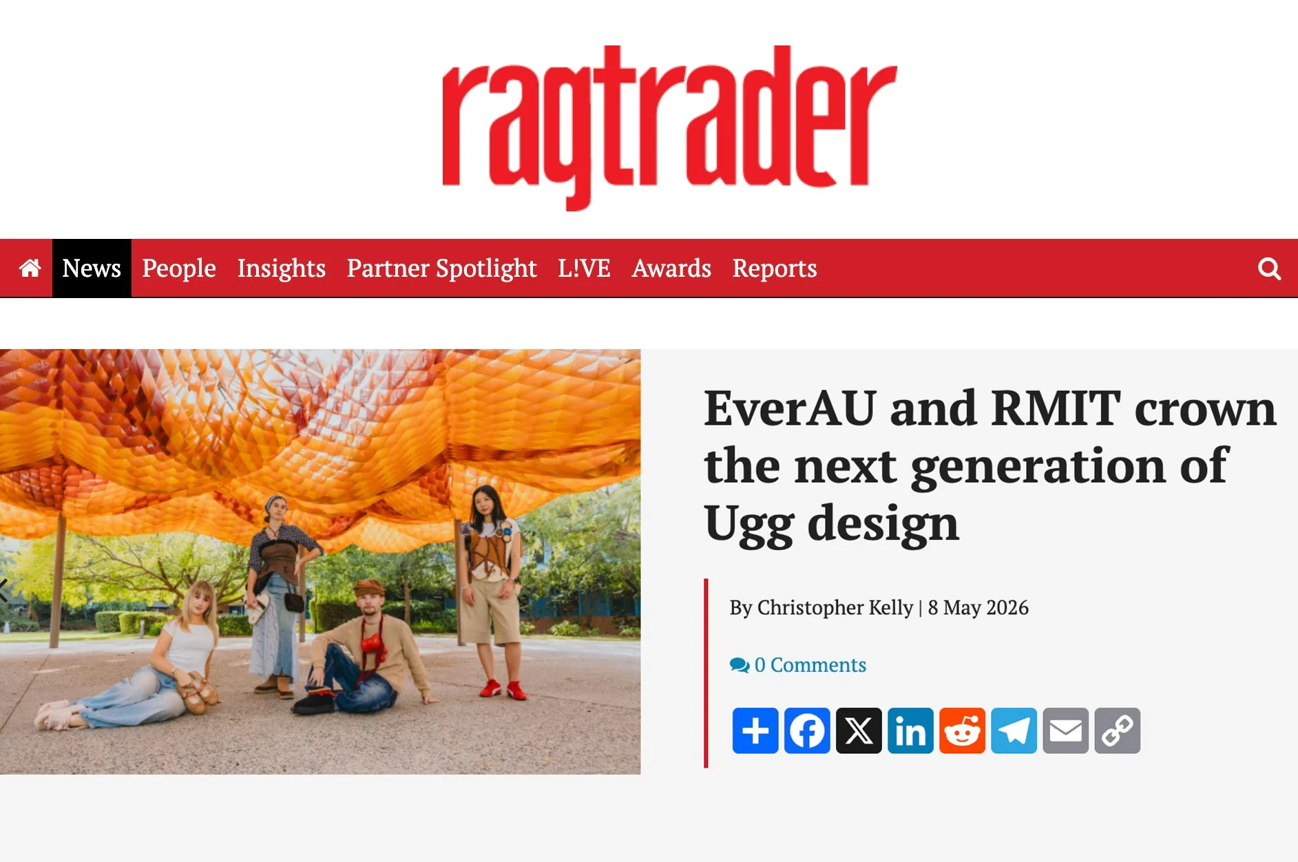 EVERAU and RMIT Undergraduate Sheepskin Boot Competition