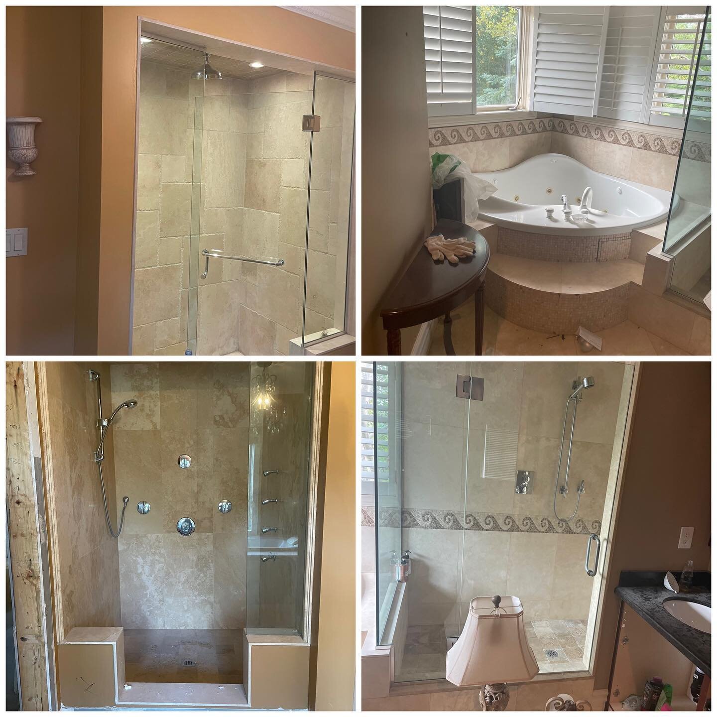 Showers and showers and showers! Just a few walk in showers and some tiles. 💪🏼 #demolition #tiles #shower #bathroom #renovations #reno #tile #renovation #hamilton #torontorelator #torontorealestate #burlingtonrealestate #hamiltonrealestate #hamilto