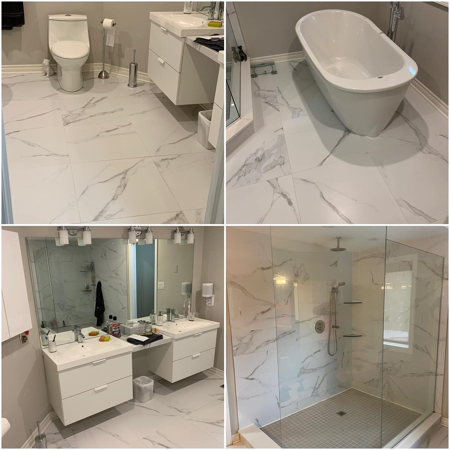 Piece of cake ! 🍰 This customer had a selective demolition, snd wanted the bathtub vanity&rsquo;s shower glass sink and taps removed and intact for resale. #demolition #demo #renovations #renovation #toronto #Barriedemolition #torontorenovations #ha