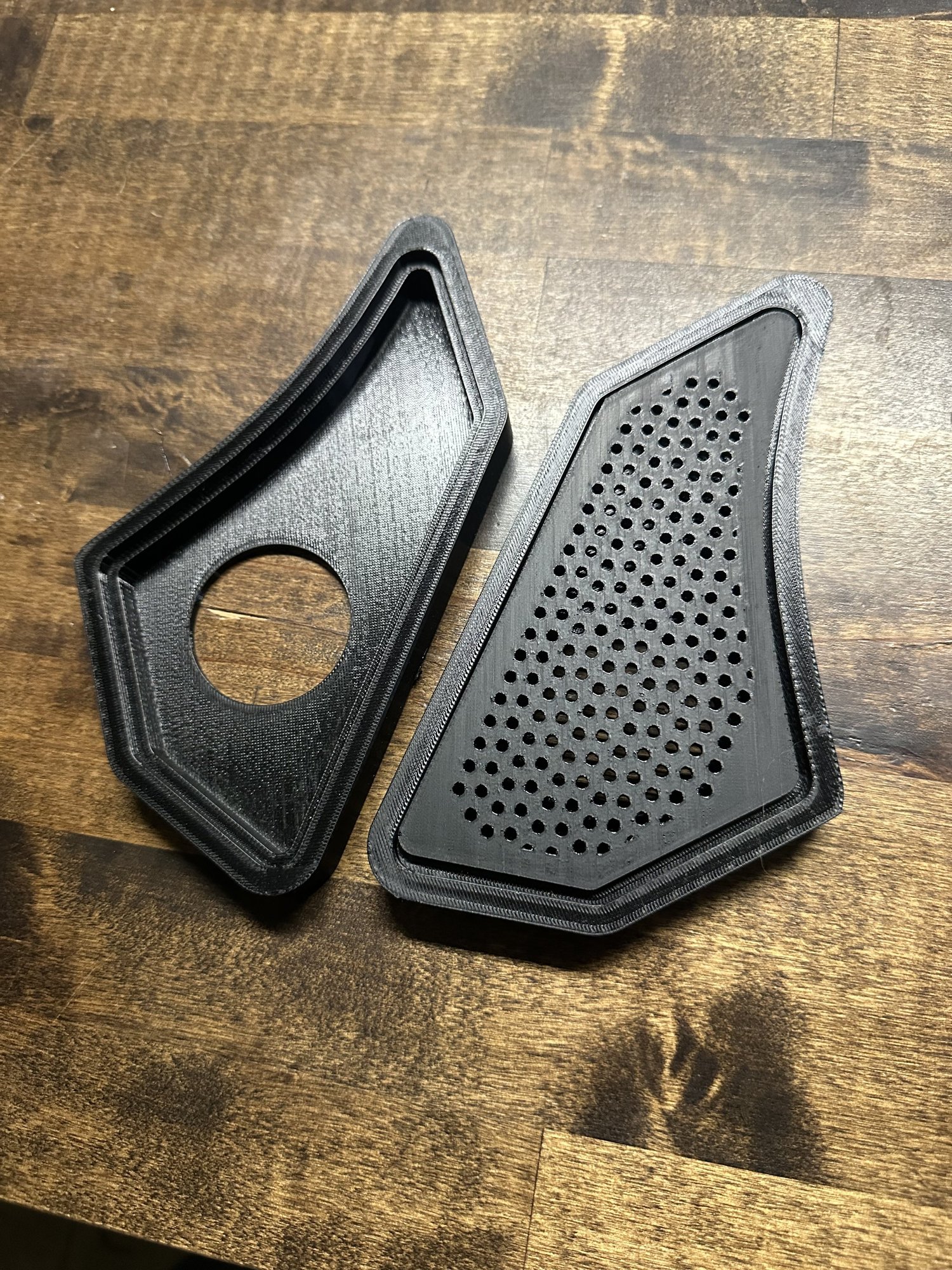 Fabled Rides custom speaker pods and perforated grilles