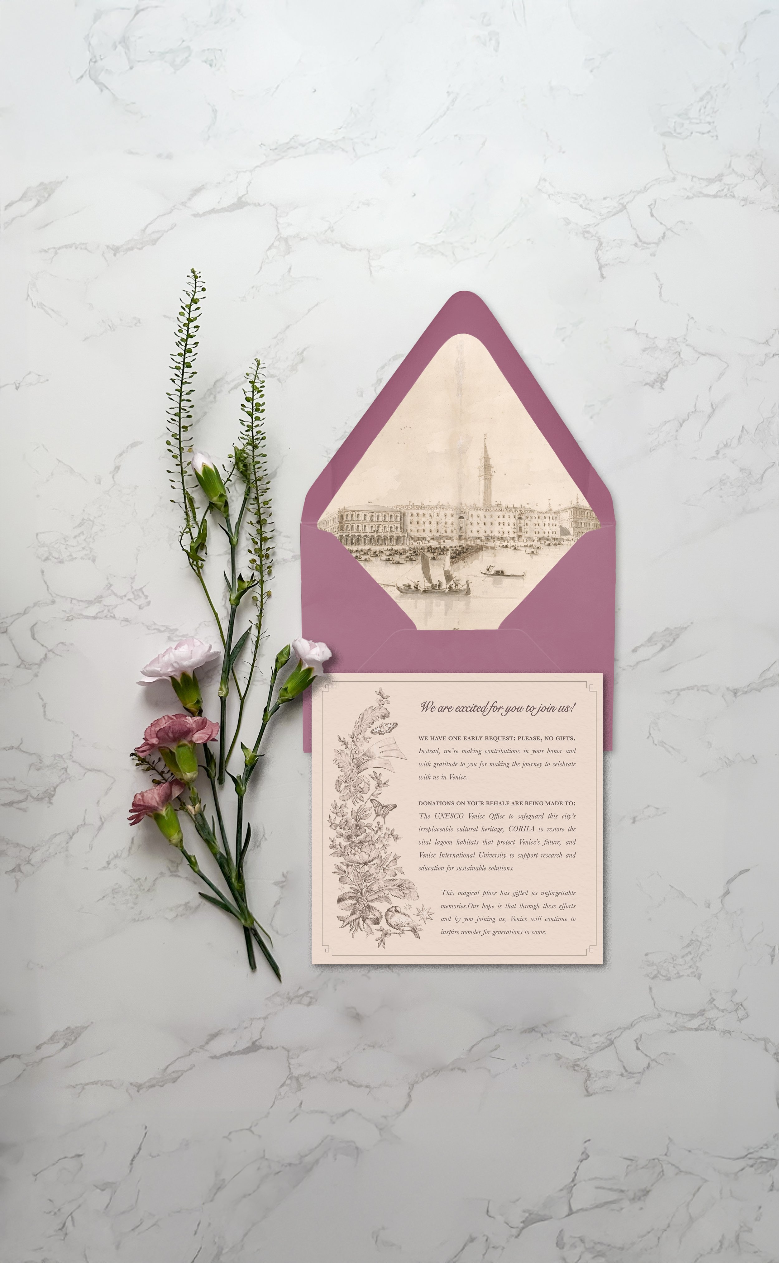 I gave myself a couple hours to redesign the Jeff Bezos Wedding Invitation