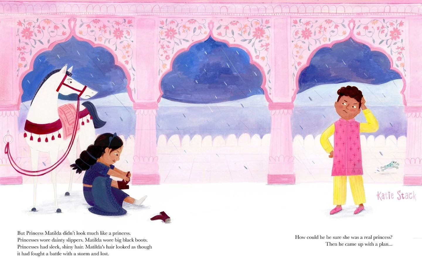 Happy #kidlitartpostcard Day! It&rsquo;s been a while since I joined in, so I&rsquo;m excited to be sharing this new piece featuring a fairytale.

It&rsquo;s been a busy summer over here! I&rsquo;m currently working on roughs for two books and a samp