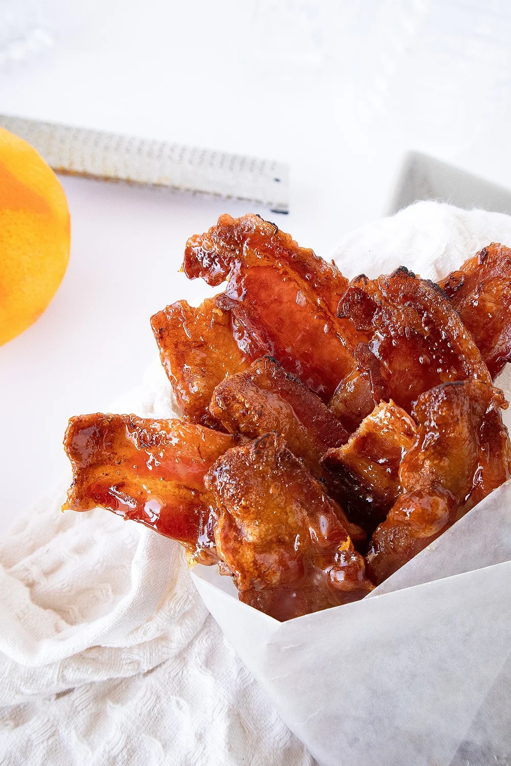 Orange Candied Bacon