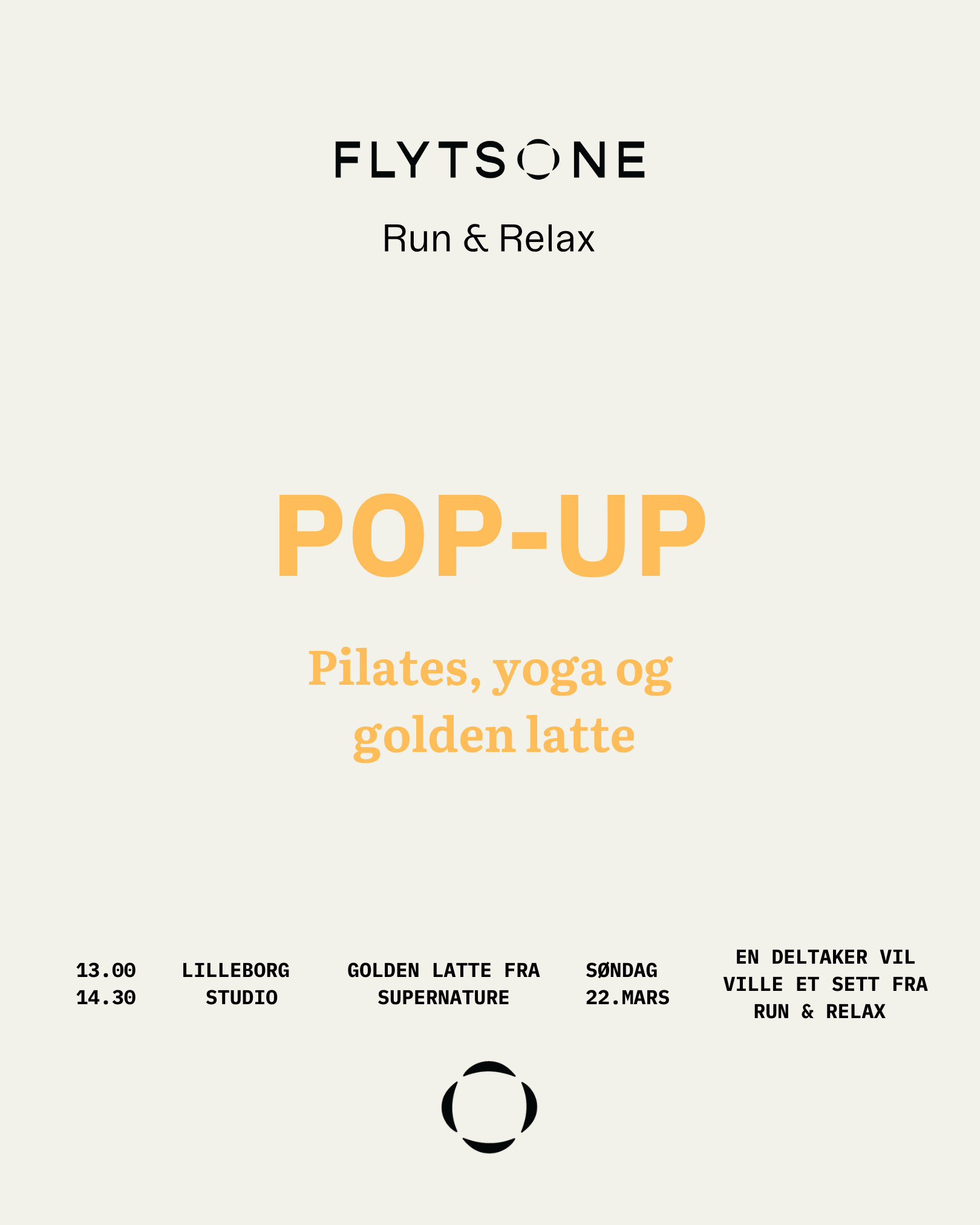 POP-UP - Pilates, yoga og golden latte 