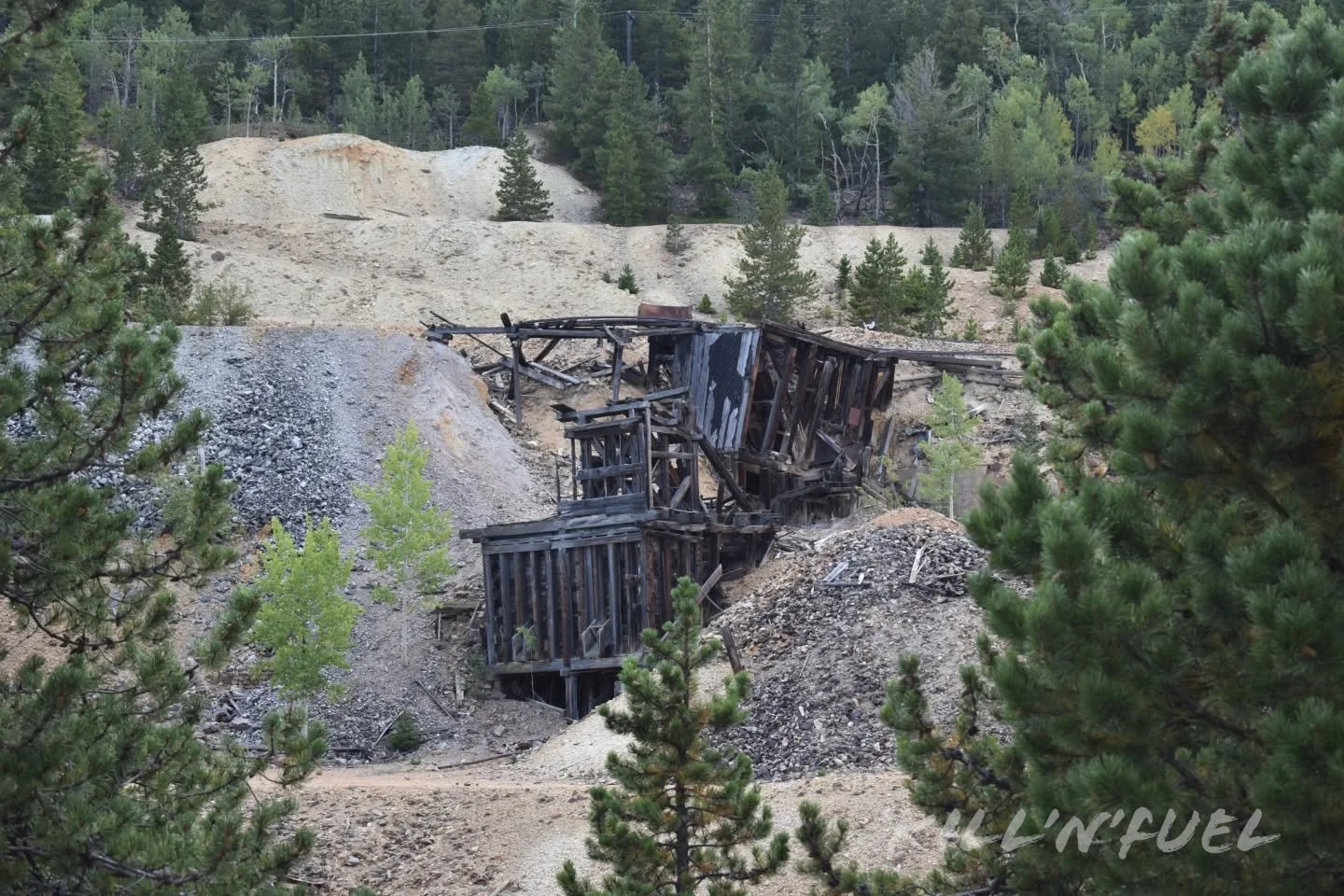 Nothing but bones

#mine #historic #old #wood #aggregate #pinetrees