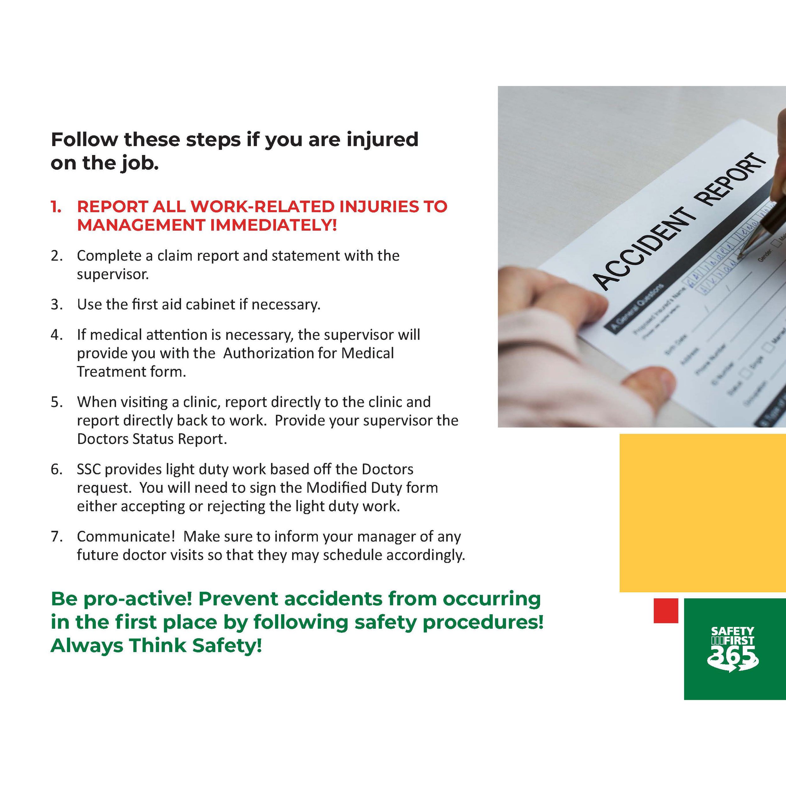 SF365 Board Pages Reporting an Injury