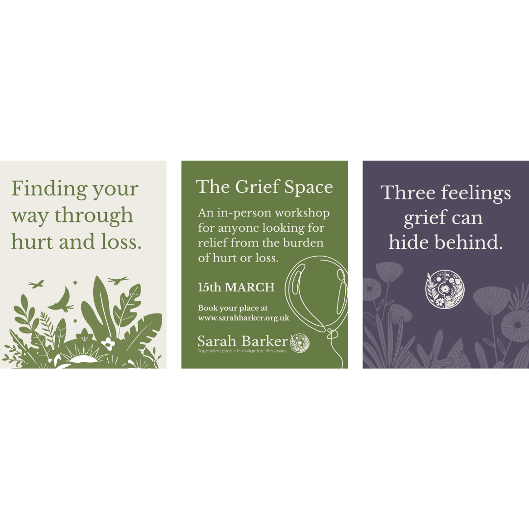 Grief & Loss workshop facilitator  | Social media templates