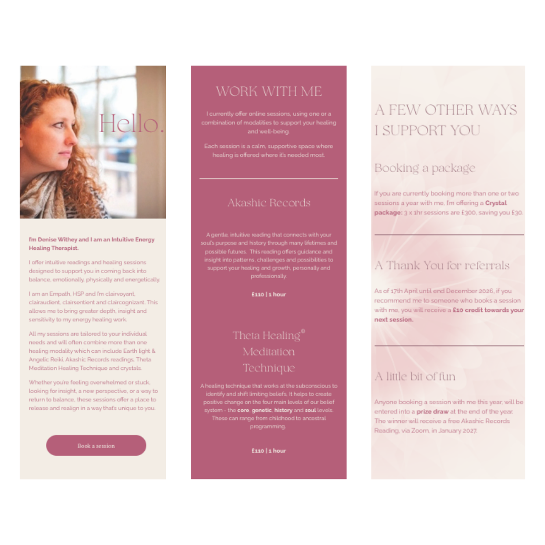 Intuitive Healing Therapist | Website