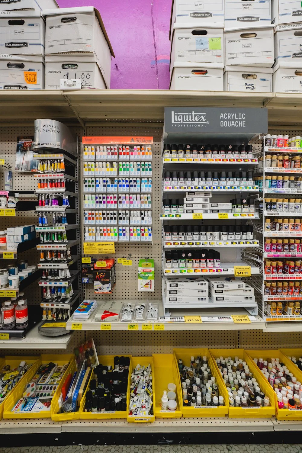 New Liquitex Acrylic Goache, water colors, oil paints all available for sale at Starlandia