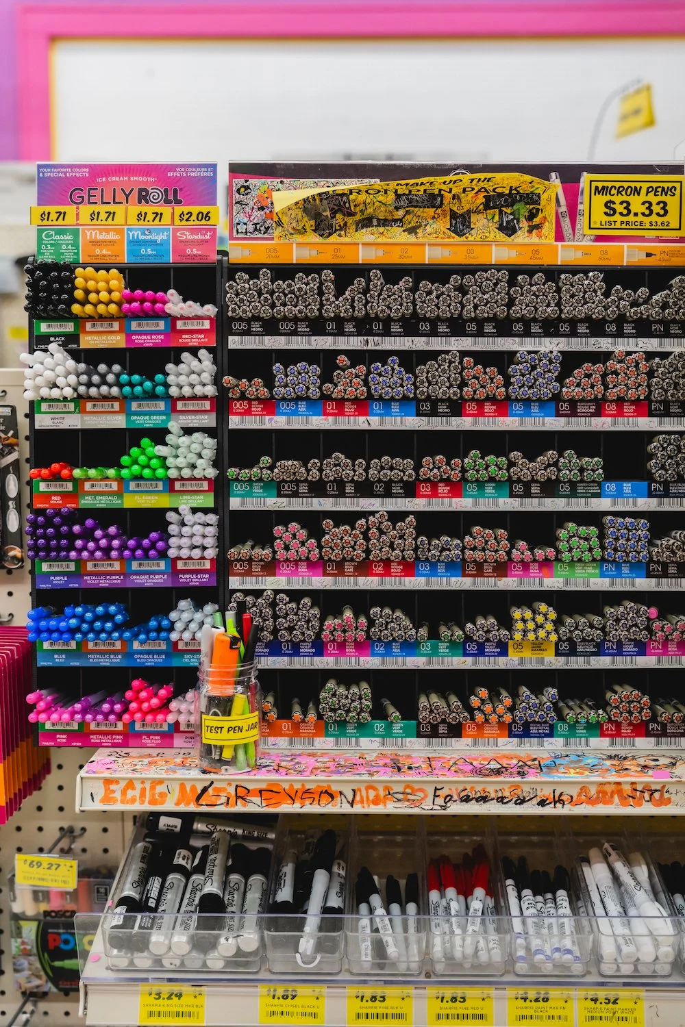 Micron pens and Gelly Roll pens for sale