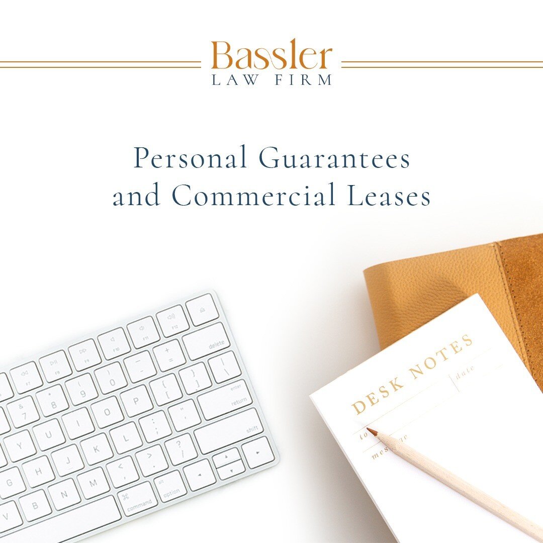 Commercial landlords or large equipment vendors often require commercial leases to be personally guaranteed by someone who is creditworthy, often a principal of the lessee business. The first drafts of these guarantees are always written in such favo
