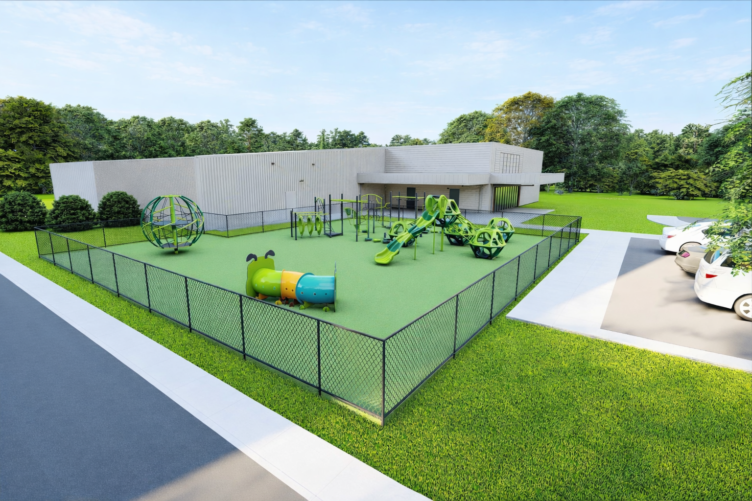 Playground and modern building in daylight.PNG
