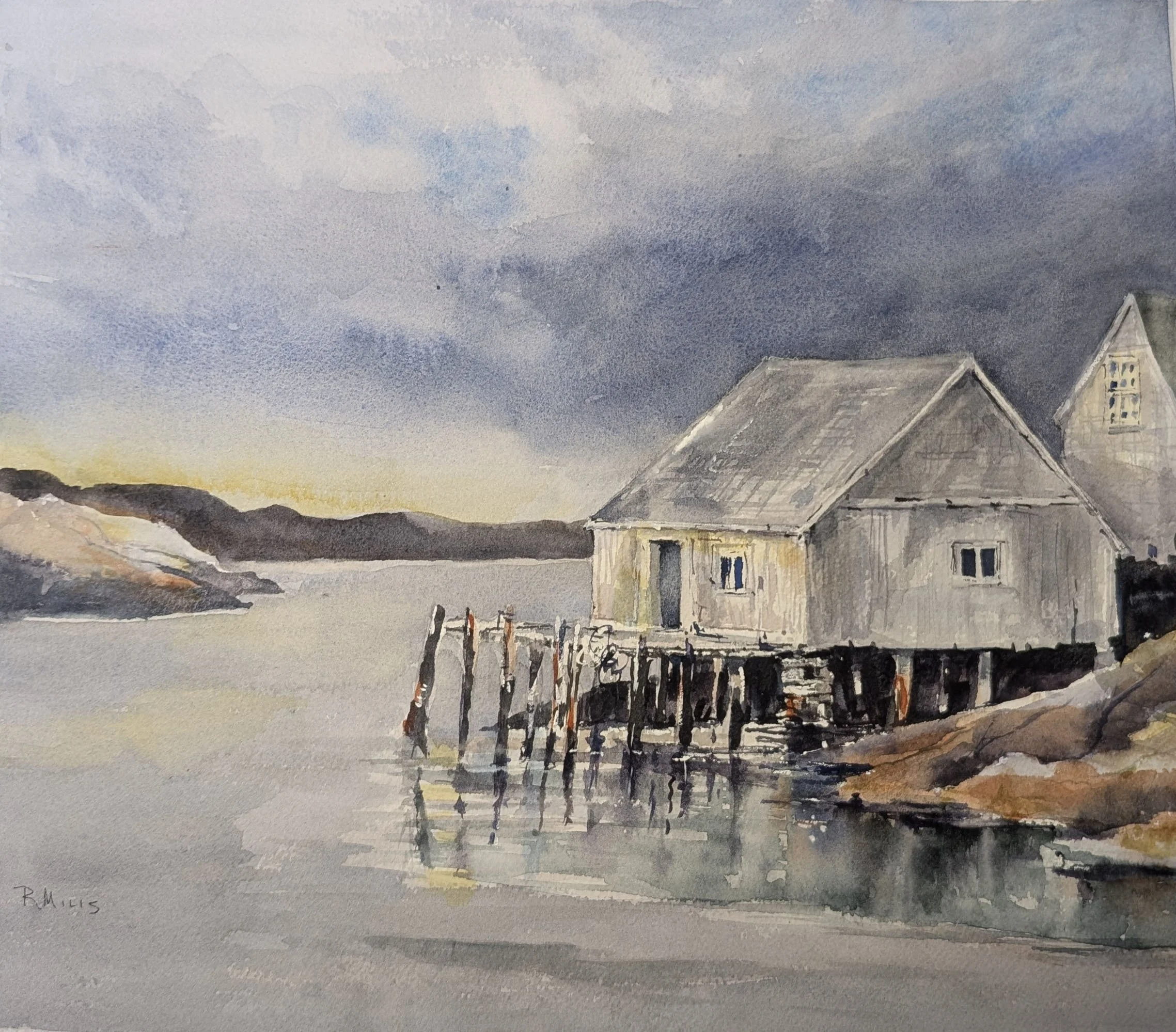 Copy of Mills_Ronnie_PeggysCove_WaterColour_ 12x13 - Ronnie Mills.jpg