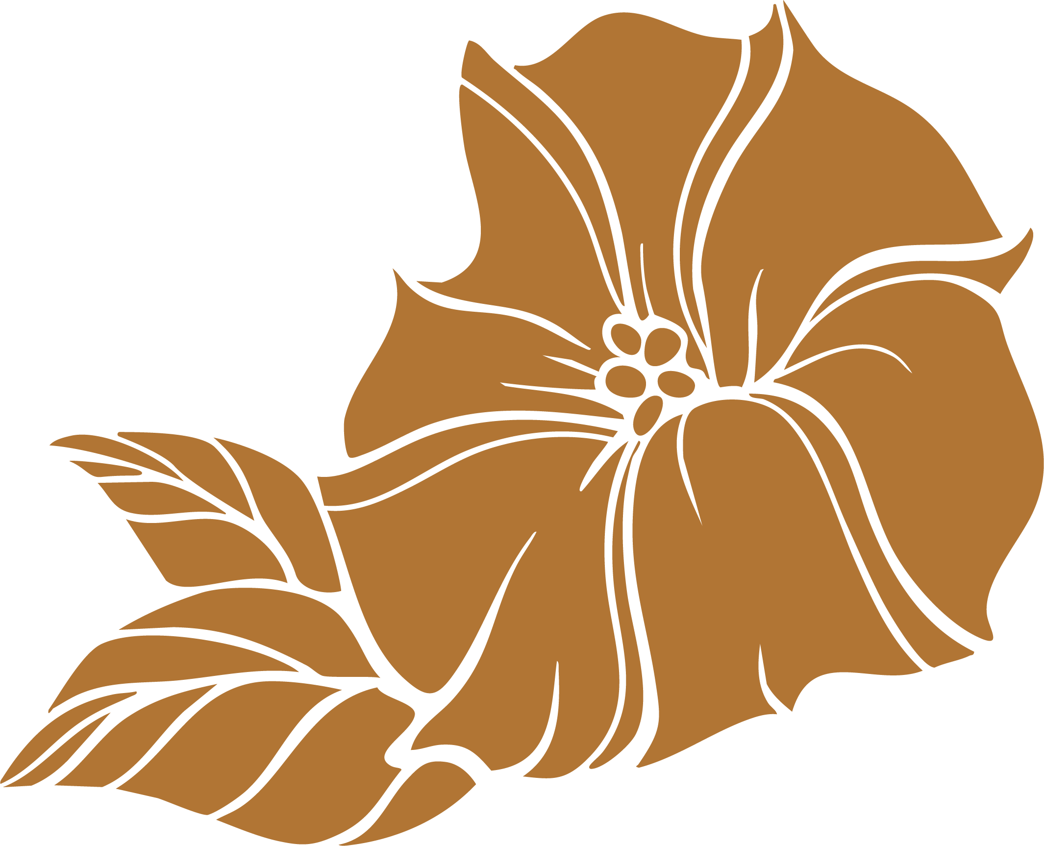 Thai massage therapist Richmond VA. A simple illustration of a poinsettia flower with leaves in a minimalist line art style.