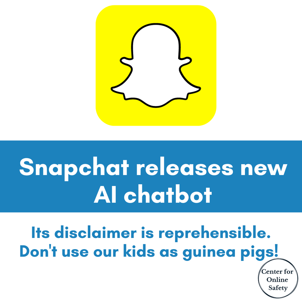 Snapchat’s new My AI Chatbot and a warning to parents — Center for ...