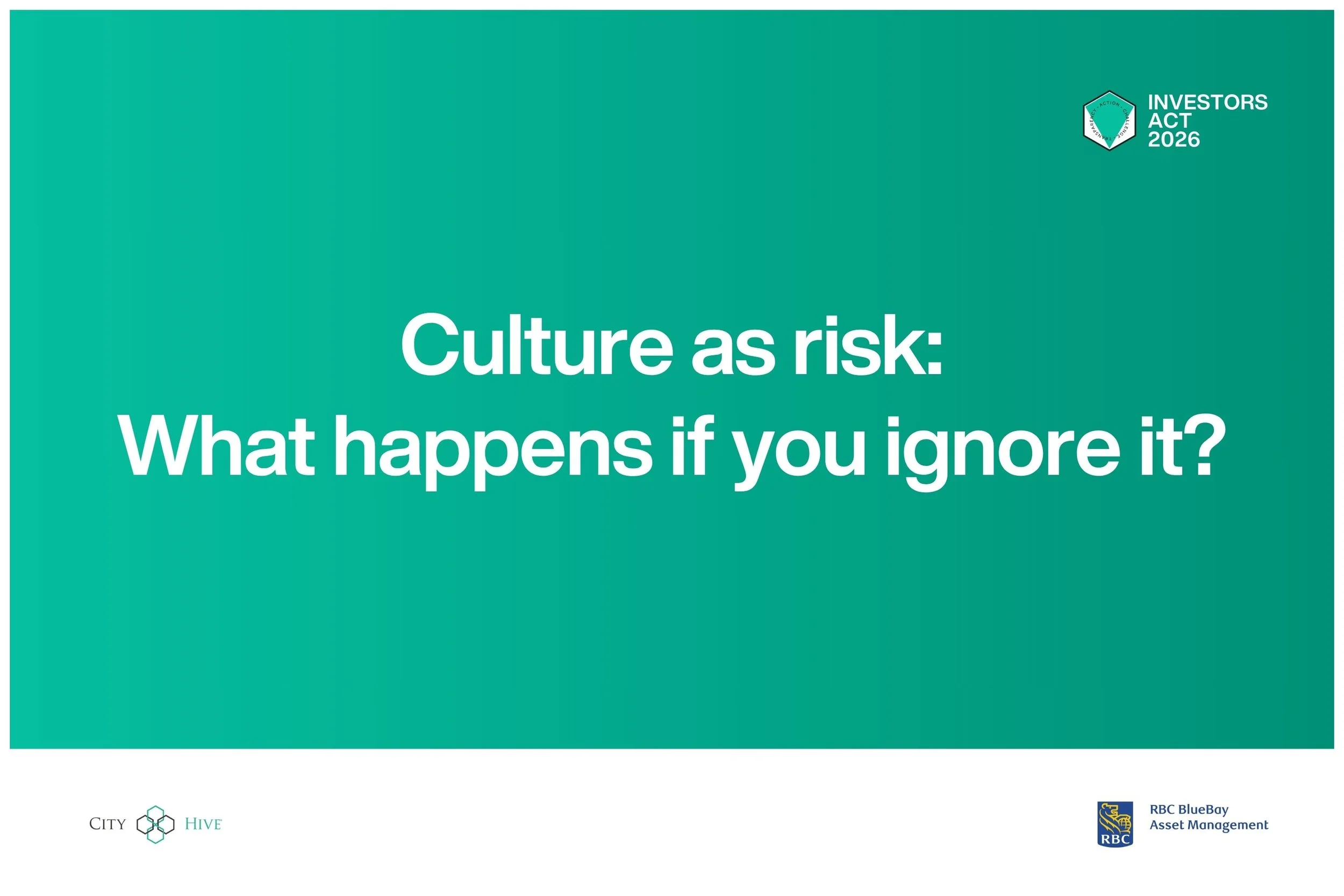 Why culture is an investment risk you can't ignore