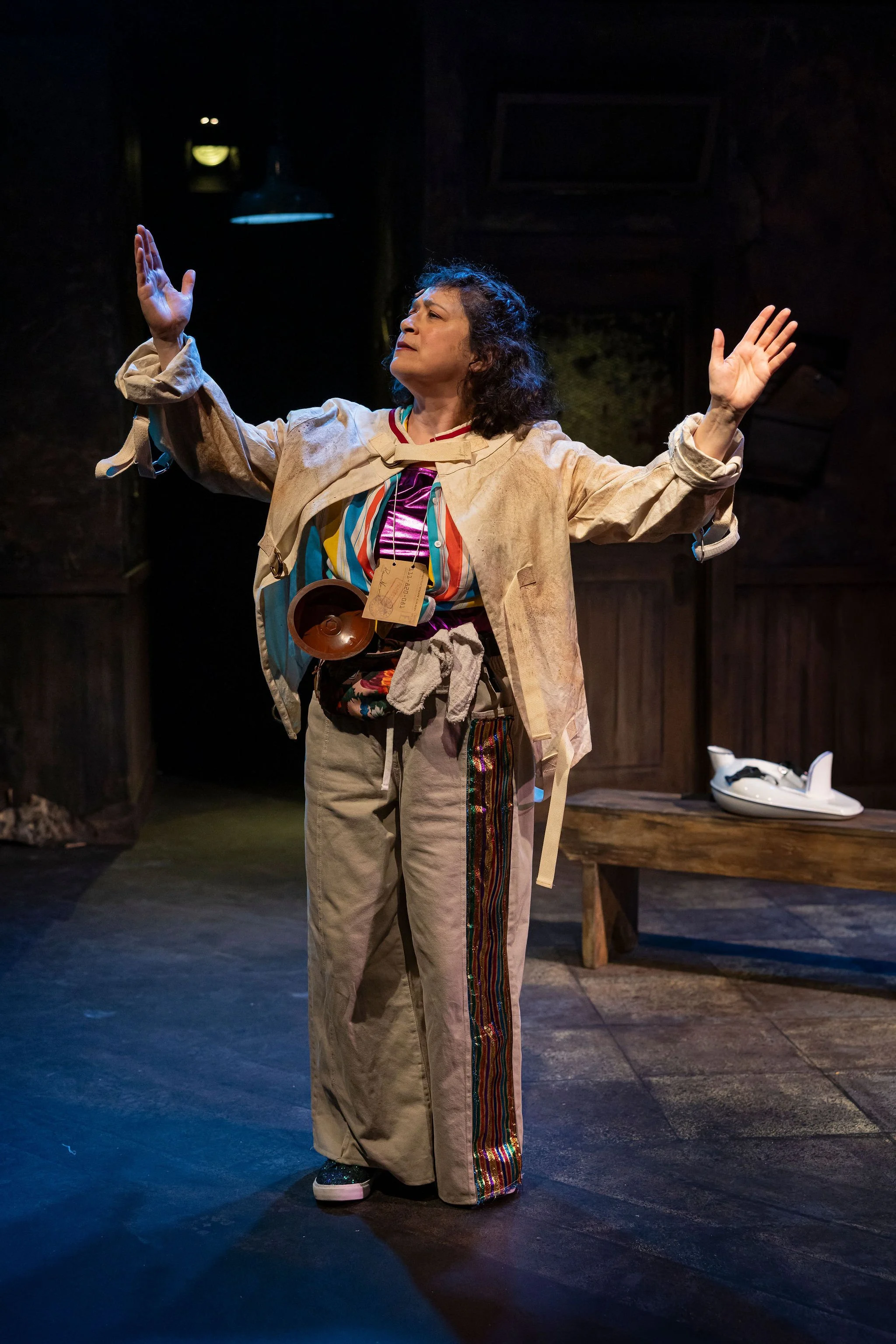 Cynthia Dario-Good as Don Quixote  in MAN OF LA MANCHA at Reboot Theatre Company.
