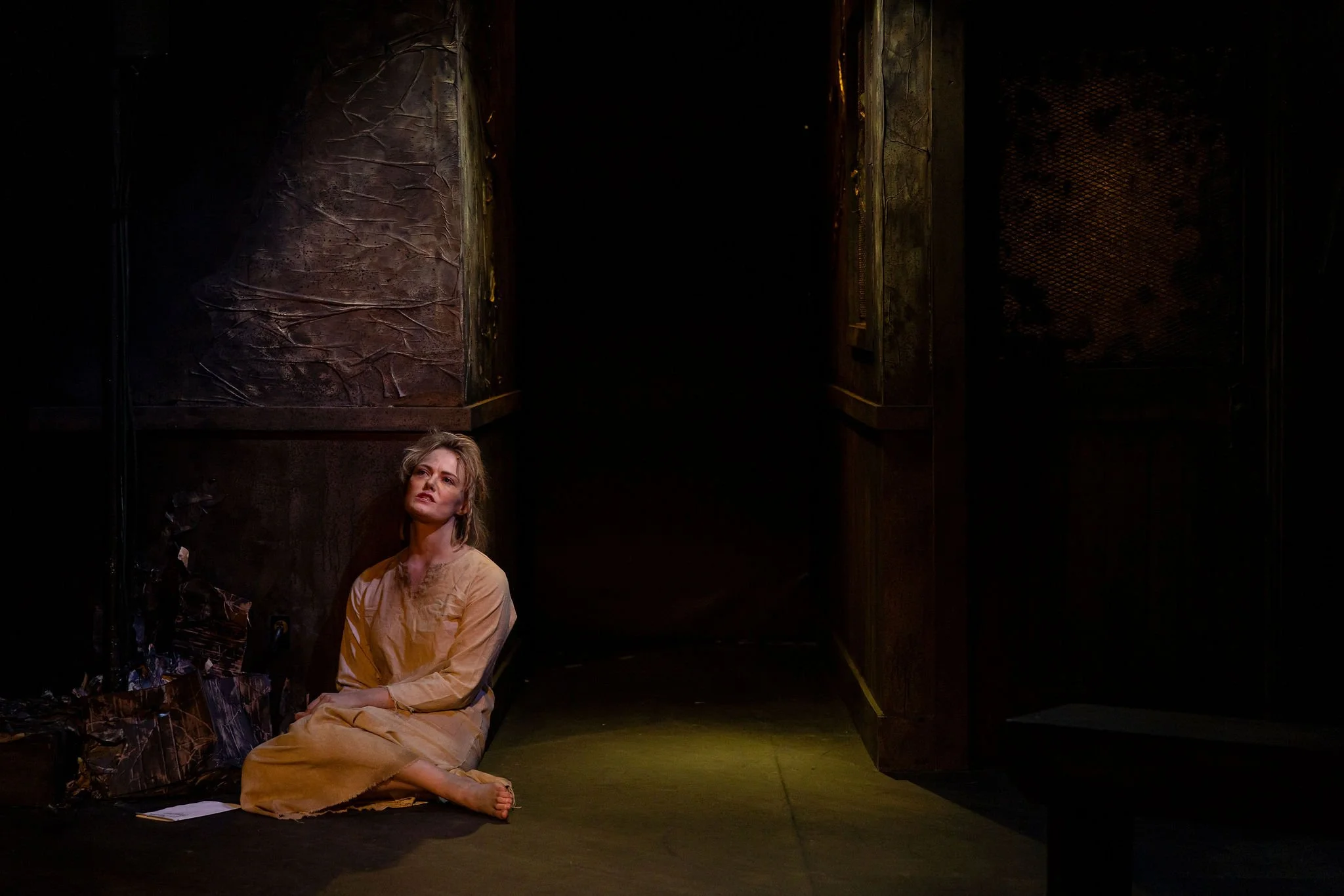 Talena Laine as Aldonza in MAN OF LA MANCHA at Reboot Theatre Company.