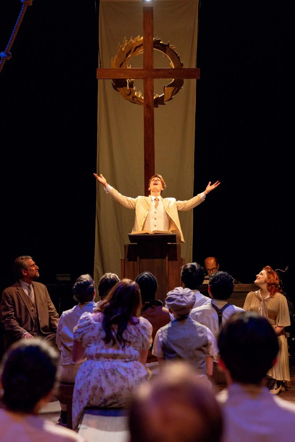 Mandy Rose Nichols as Leading Player in PIPPIN at Reboot Theatre.