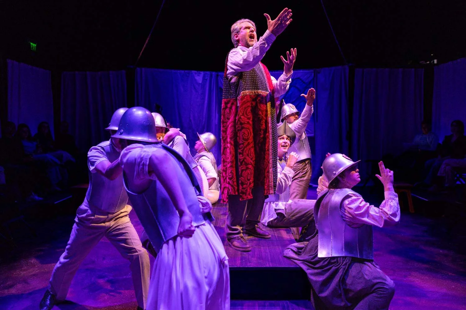 Chris Busiel as Charlemagne in PIPPIN at Reboot Theatre.
