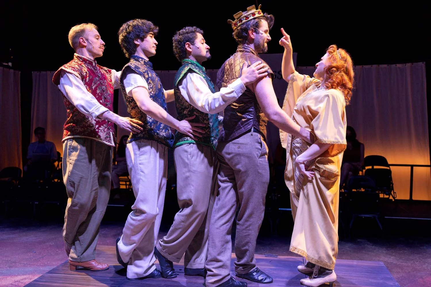 The ensemble of PIPPIN at Reboot Theatre.
